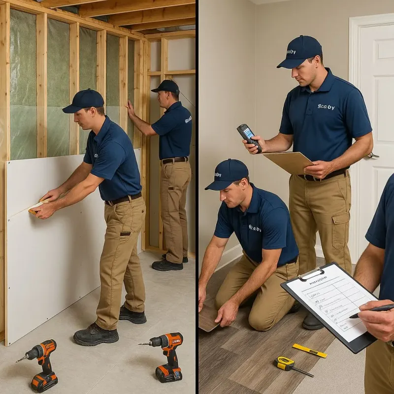 Repairs and Reconstruction process in Muscatine, IA